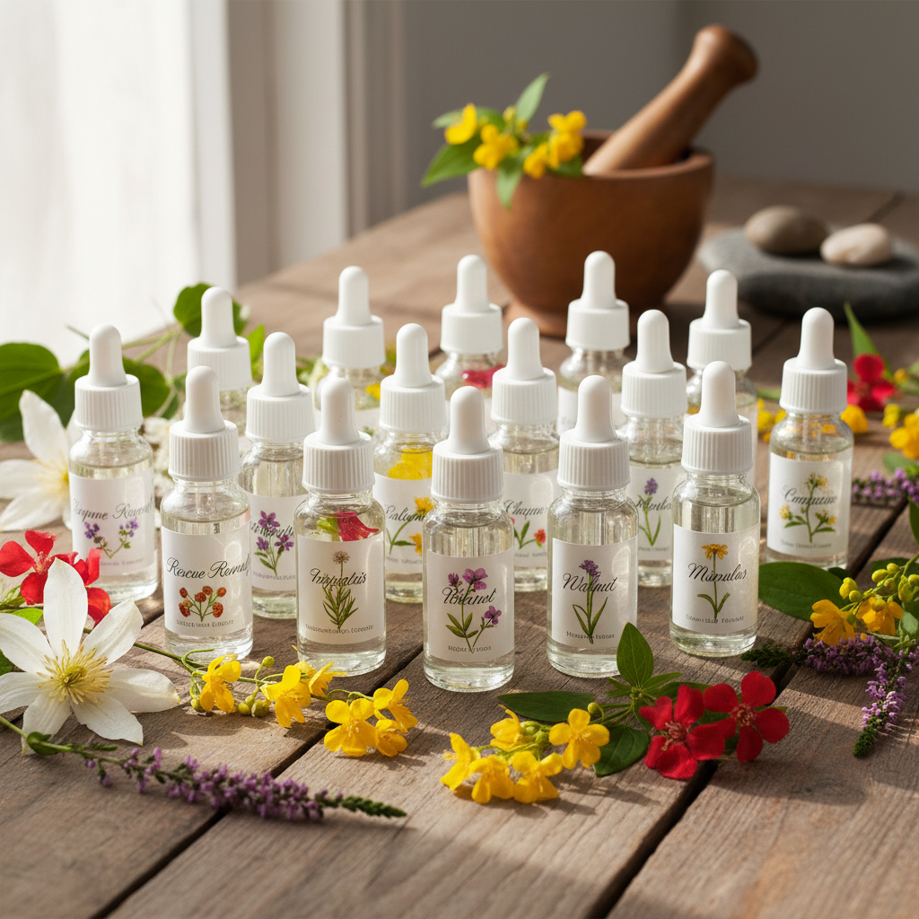 סגולות פרחי באך בשימוש טבעי יומיומי